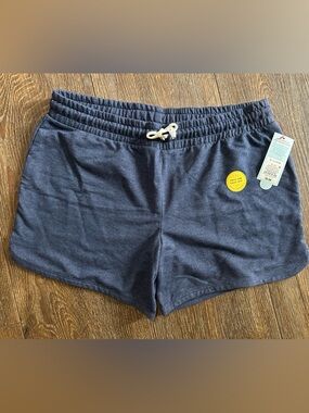 Cat & Jack Navy Blue Drawstring Girls Shorts XL plus 14/16